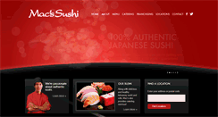 Desktop Screenshot of macssushi.com